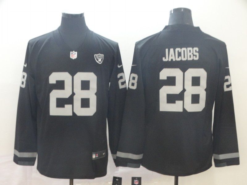 Men Oakland Raiders 28 Jacobs Black Nike Vapor Untouchable Limited Player NFL Jerseys